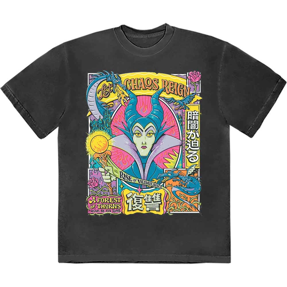 Disney Sleeping Beauty - Let Chaos Reign Tshirt Homme - Noir